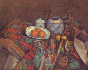 Orangen nach C�zanne